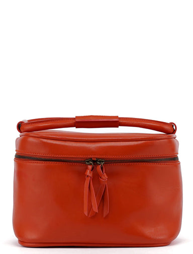 Miu Miu Salmon Orange Leather Handbag