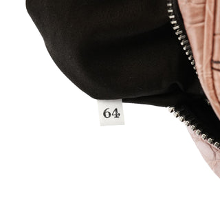 Miu Miu Soft Pink Croc Embossed Leather Bag
