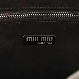 Miu Miu Soft Pink Croc Embossed Leather Bag