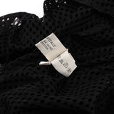 Miu Miu Spring 2000 Black Sheer Mesh Bow Tie Runway Blouse