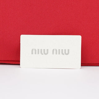 Miu Miu Vintage Red Nylon Shoulder Bag