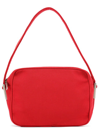Miu Miu Vintage Red Nylon Shoulder Bag