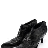 Miu Miu Western Cowboy Heeled Ankle Boots