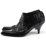 Miu Miu Western Cowboy Heeled Ankle Boots