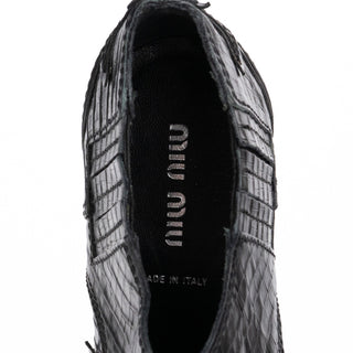 Miu Miu Western Cowboy Heeled Ankle Boots
