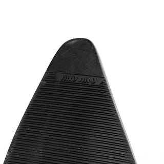 Miu Miu Western Cowboy Heeled Ankle Boots