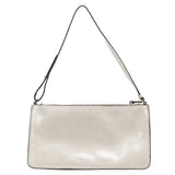 Miu Miu Mini sac hobo en cuir craquelé blanc