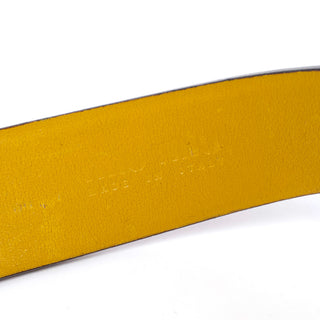 2000s Burgundy Lizard-Embossed Leather Belt