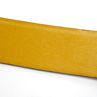2000s Burgundy Lizard-Embossed Leather Belt