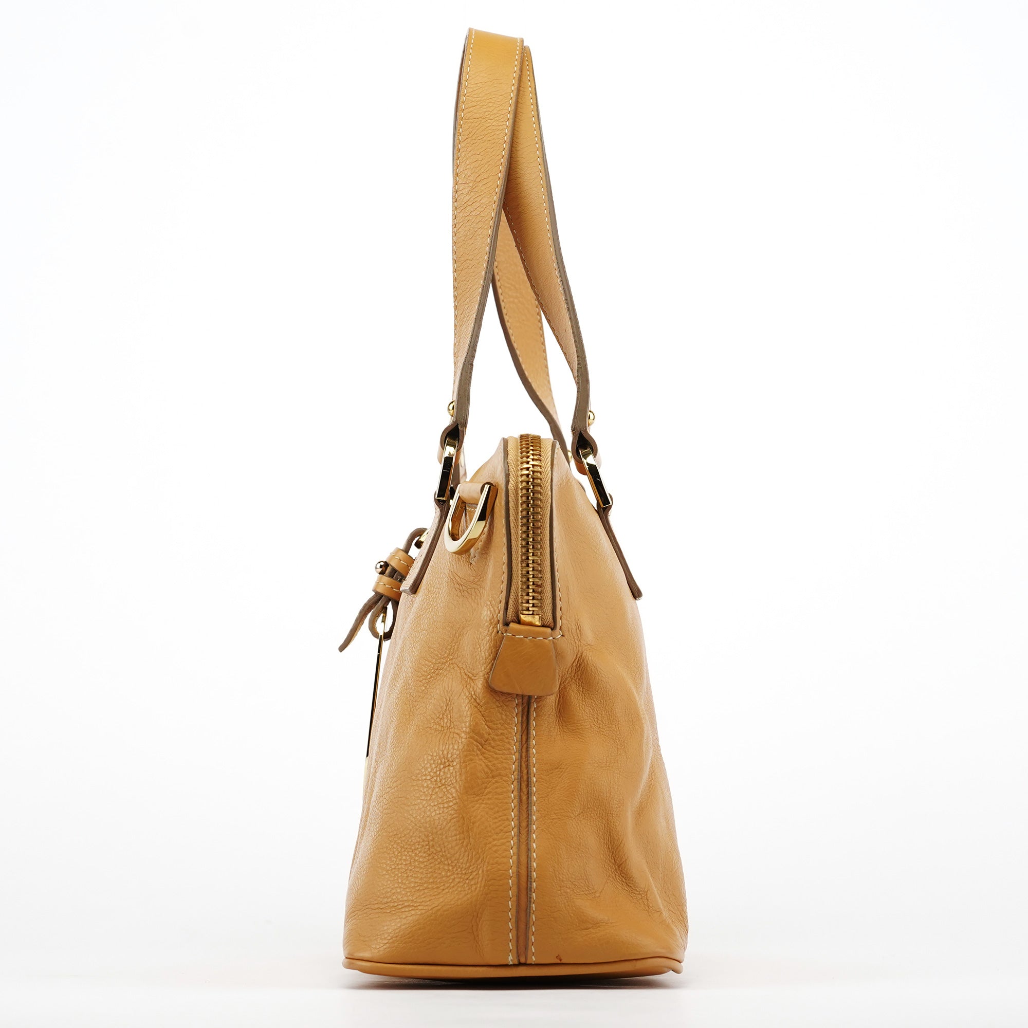 Mulberry Sac deux portés en cuir beige