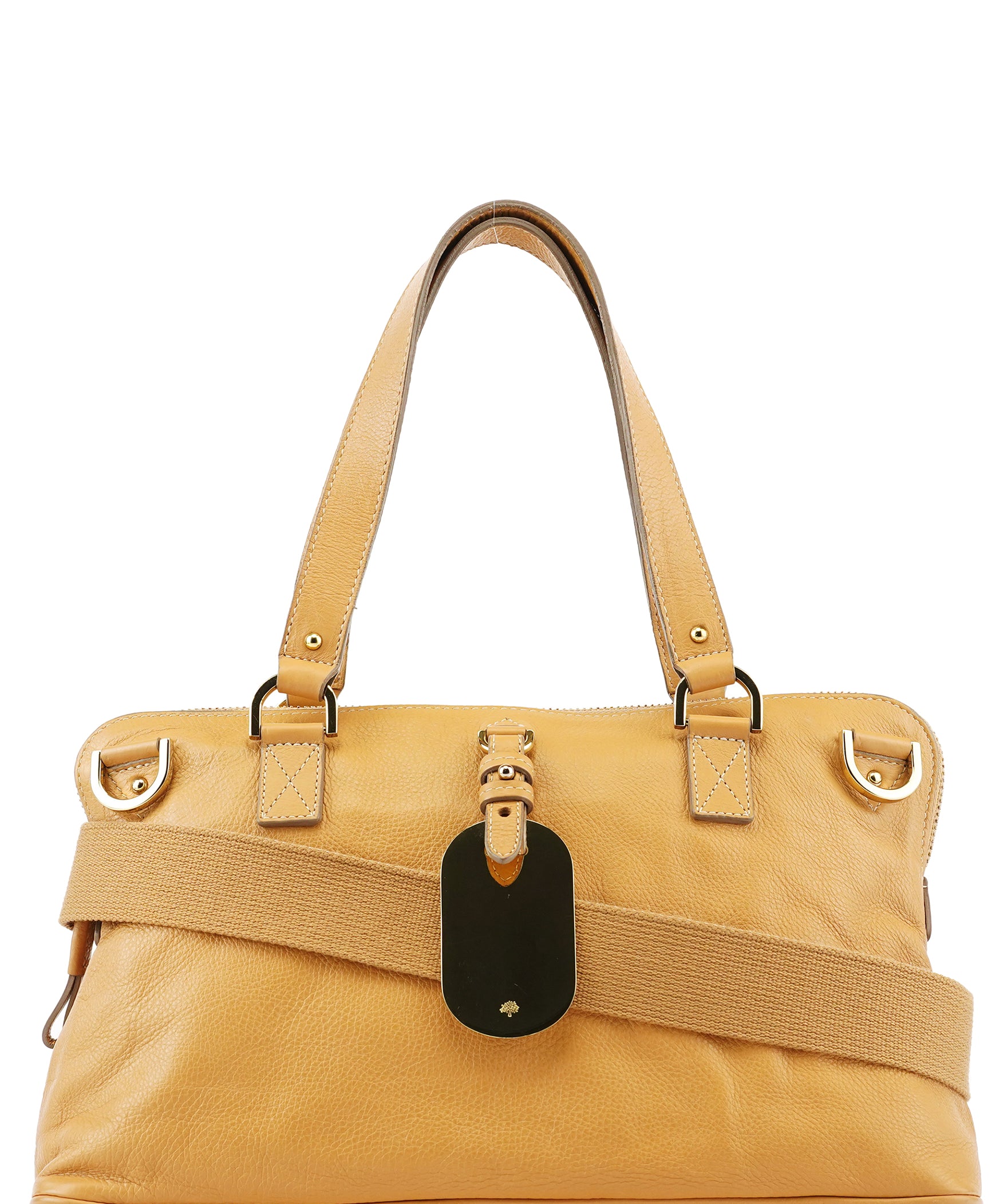 Mulberry Beige Leather 2-Way Bag