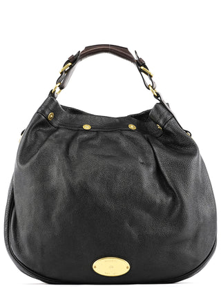 Mulberry Black Leather Hobo Bag