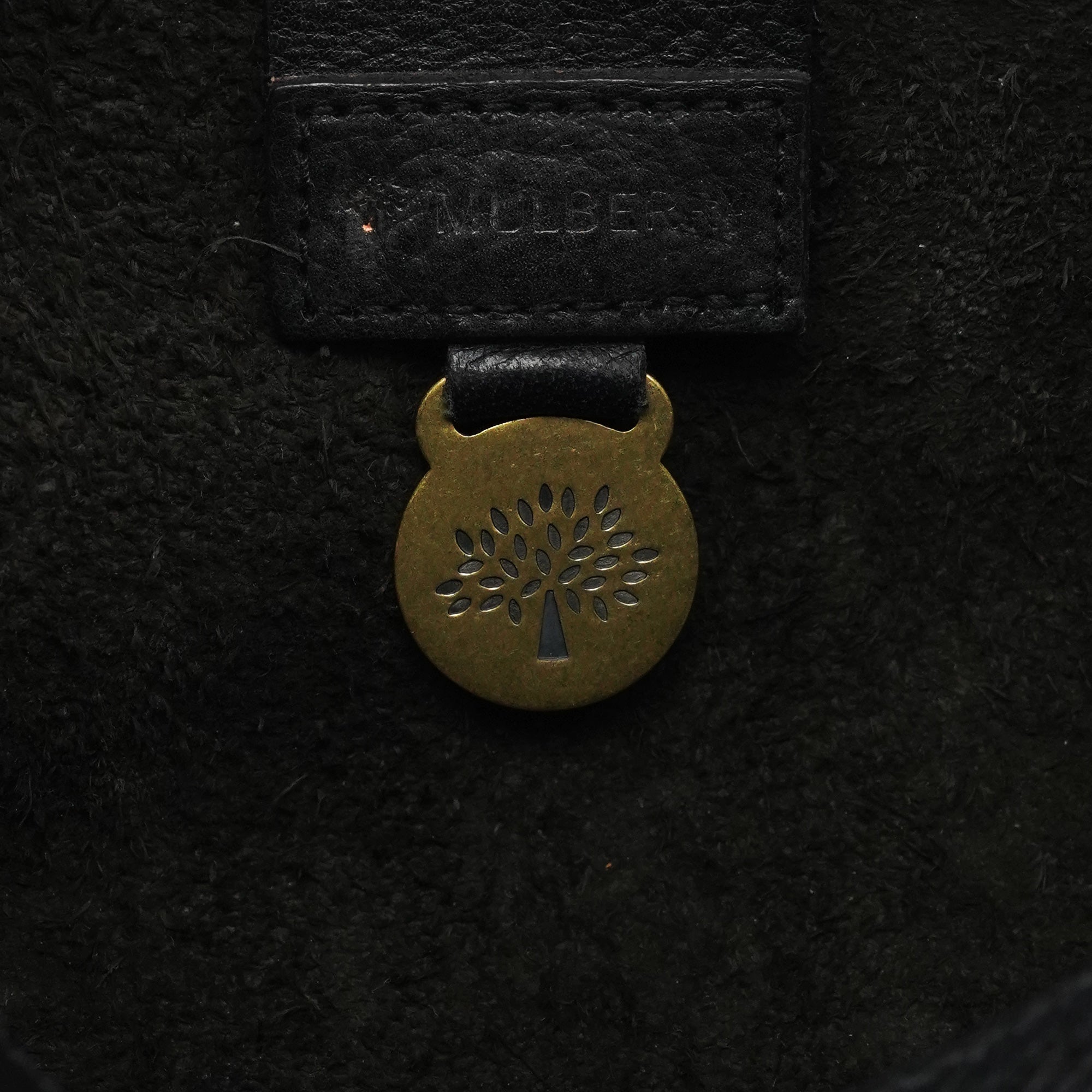 Mulberry Sac porté épaule en cuir noir