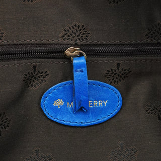 Mulberry Cobalt Blue Vintage Leather Mabel Tote Bag