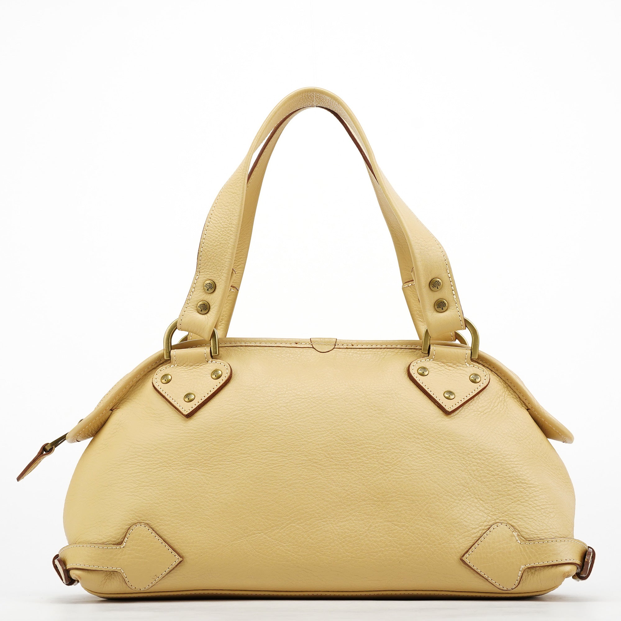 Mulberry Ivory Leather Knightsbridge Tote Bag