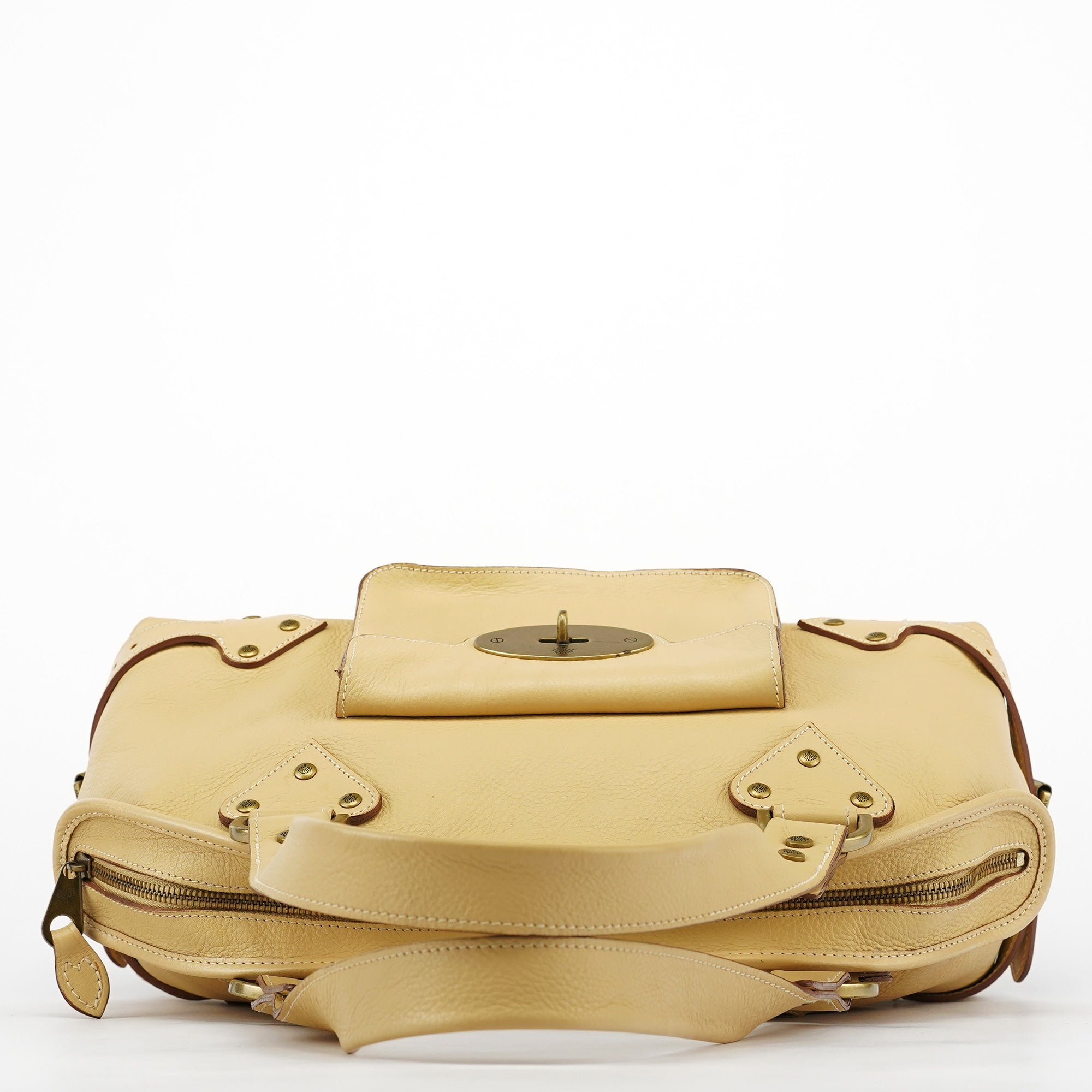 Mulberry Ivory Leather Knightsbridge Tote Bag