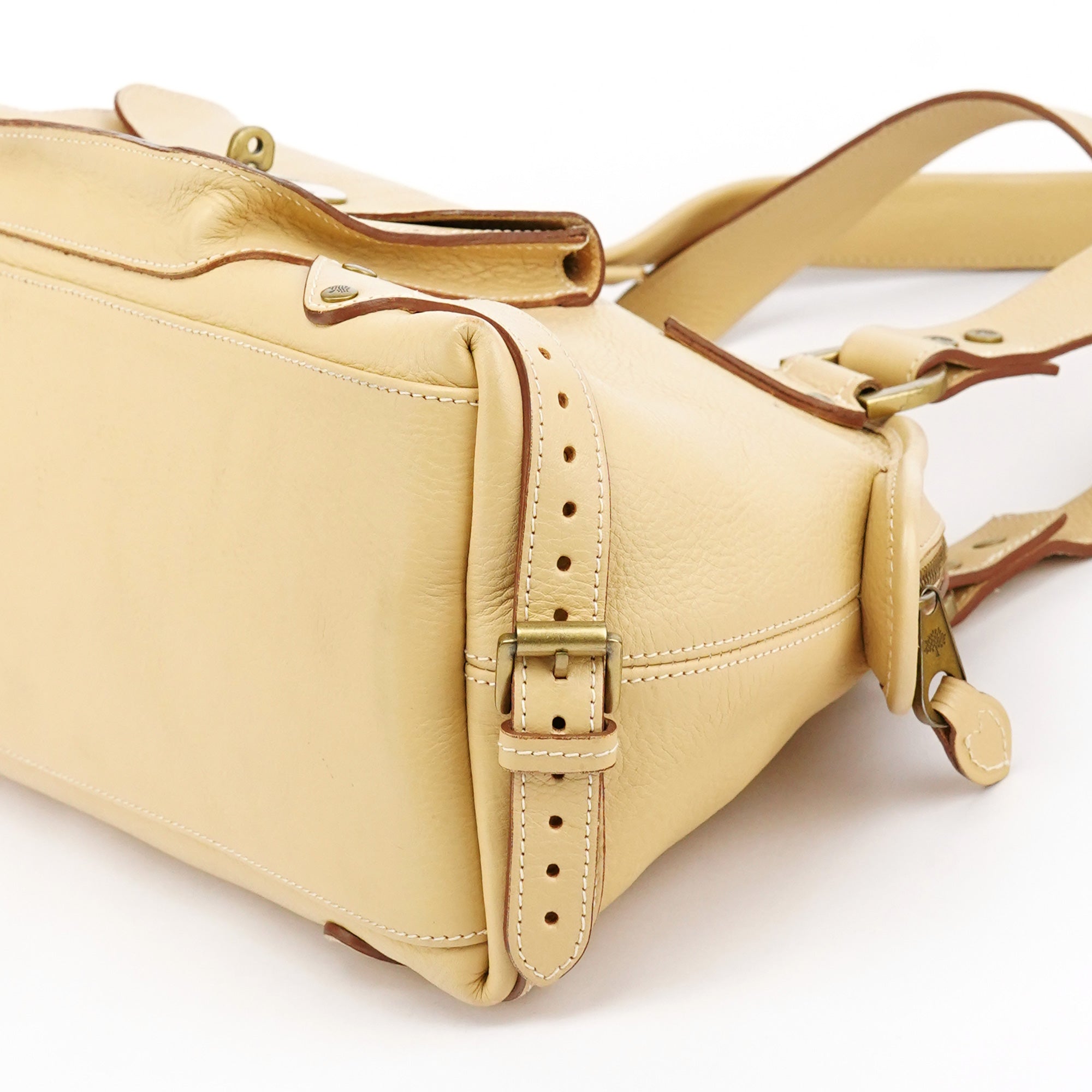 Mulberry Ivory Leather Knightsbridge Tote Bag
