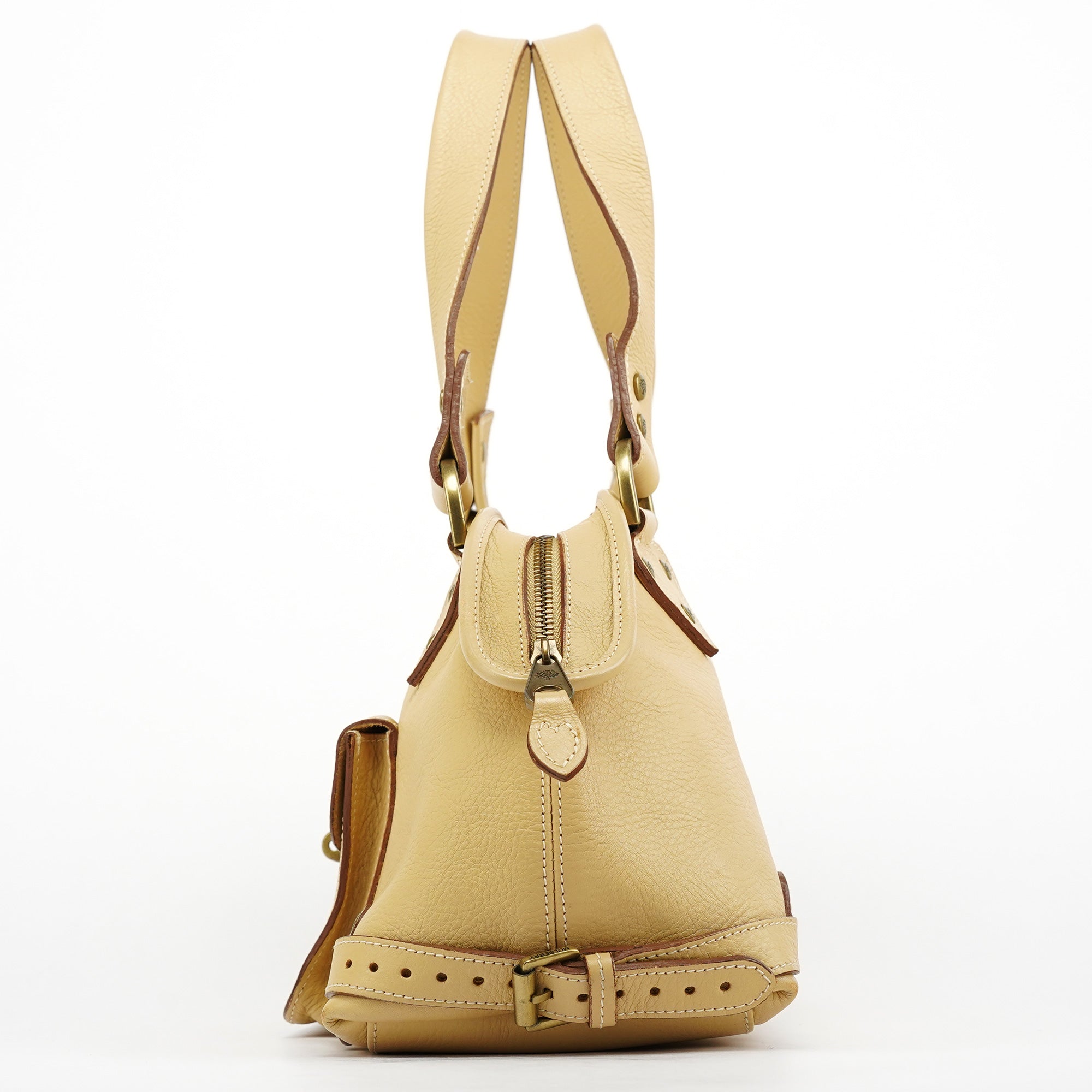Mulberry Ivory Leather Knightsbridge Tote Bag