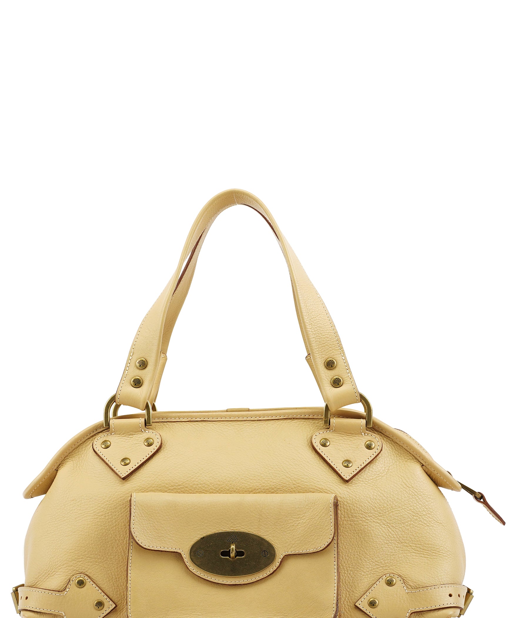 Mulberry Ivory Leather Knightsbridge Tote Bag