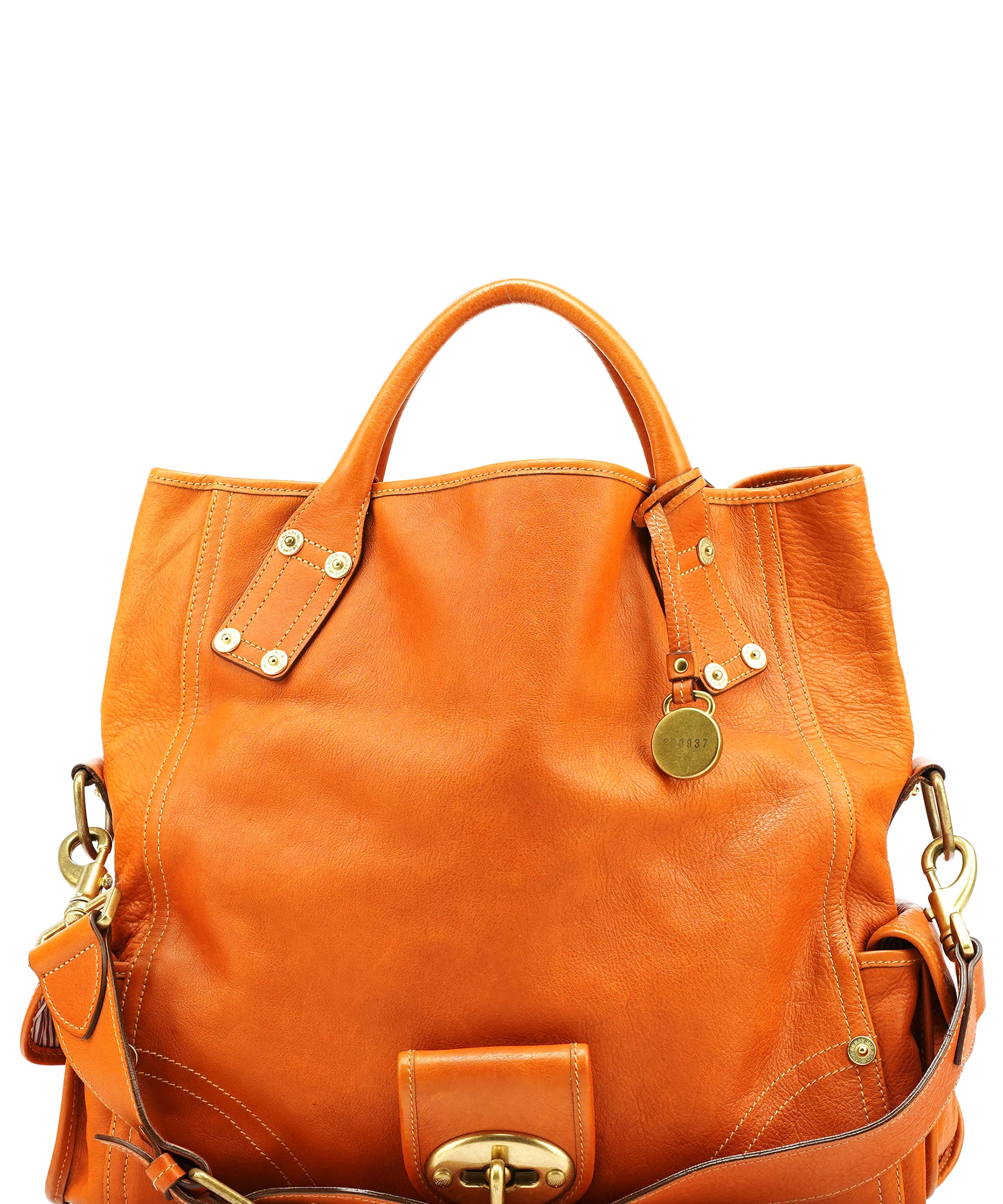 Mulberry Light Brown Leather 2-Way Bag
