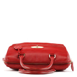 Mulberry Red Leather Bayswater Tote Bag
