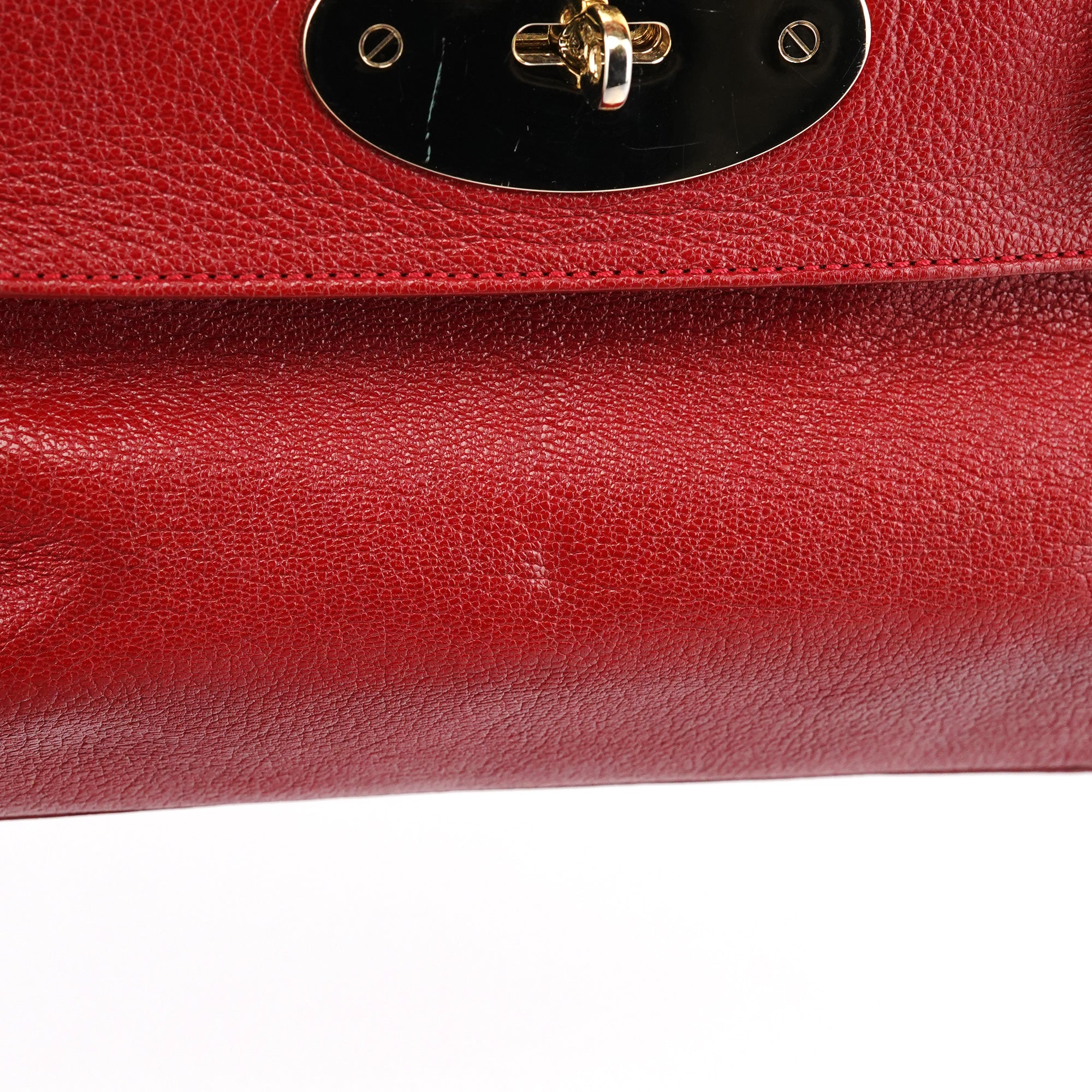 Mulberry Red Leather Bayswater Tote Bag