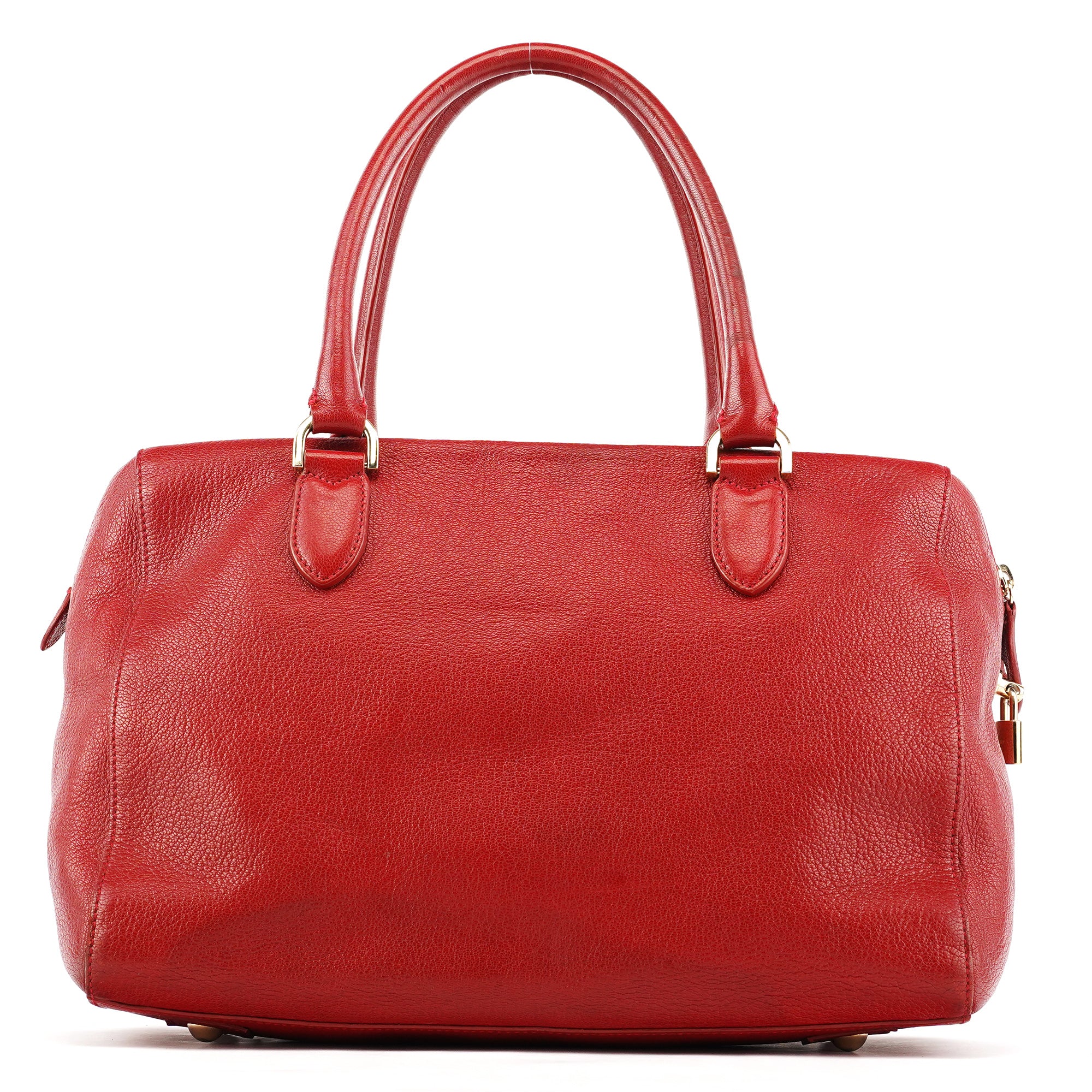 Mulberry Red Leather Bayswater Tote Bag