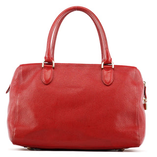 Mulberry Red Leather Bayswater Tote Bag