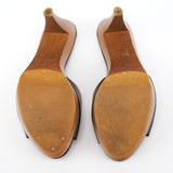 Fall 2004 Black Leather Nadja Mules EU 37