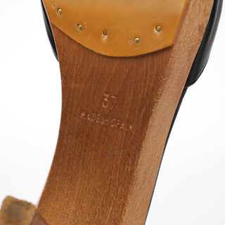 Fall 2004 Black Leather Nadja Mules EU 37