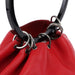 Prada 001 3750 Red Calfskin Plastic Ring Bag