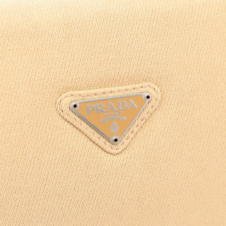 Prada 1990's Beige Tessuto Plastic Chain Bag