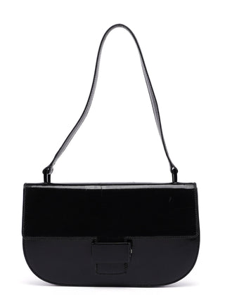 Prada 1990's Black Calfskin Shoulder Bag