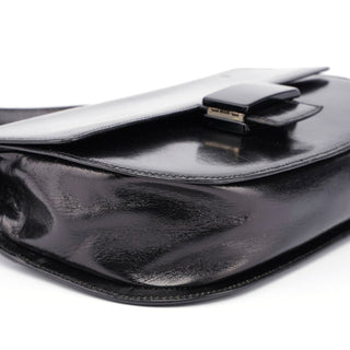 Prada 1990's Black Calfskin Shoulder Bag