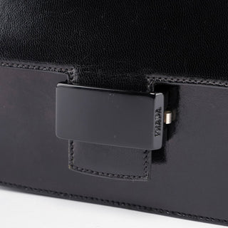 Prada 1990's Black Calfskin Shoulder Bag