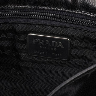 Prada 1990's Black Calfskin Shoulder Bag