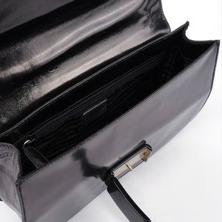 Prada 1990's Black Calfskin Shoulder Bag