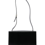 Prada 1990er-Jahre Vitello Schultertasche aus schwarzem Kalbsleder