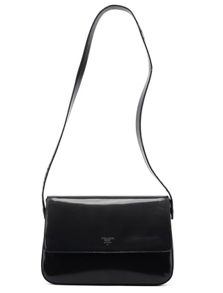 Prada 1995 Anthracite Spazzolato Shoulder Bag