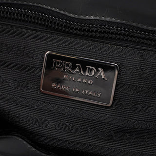 Prada 1995 Anthracite Spazzolato Shoulder Bag