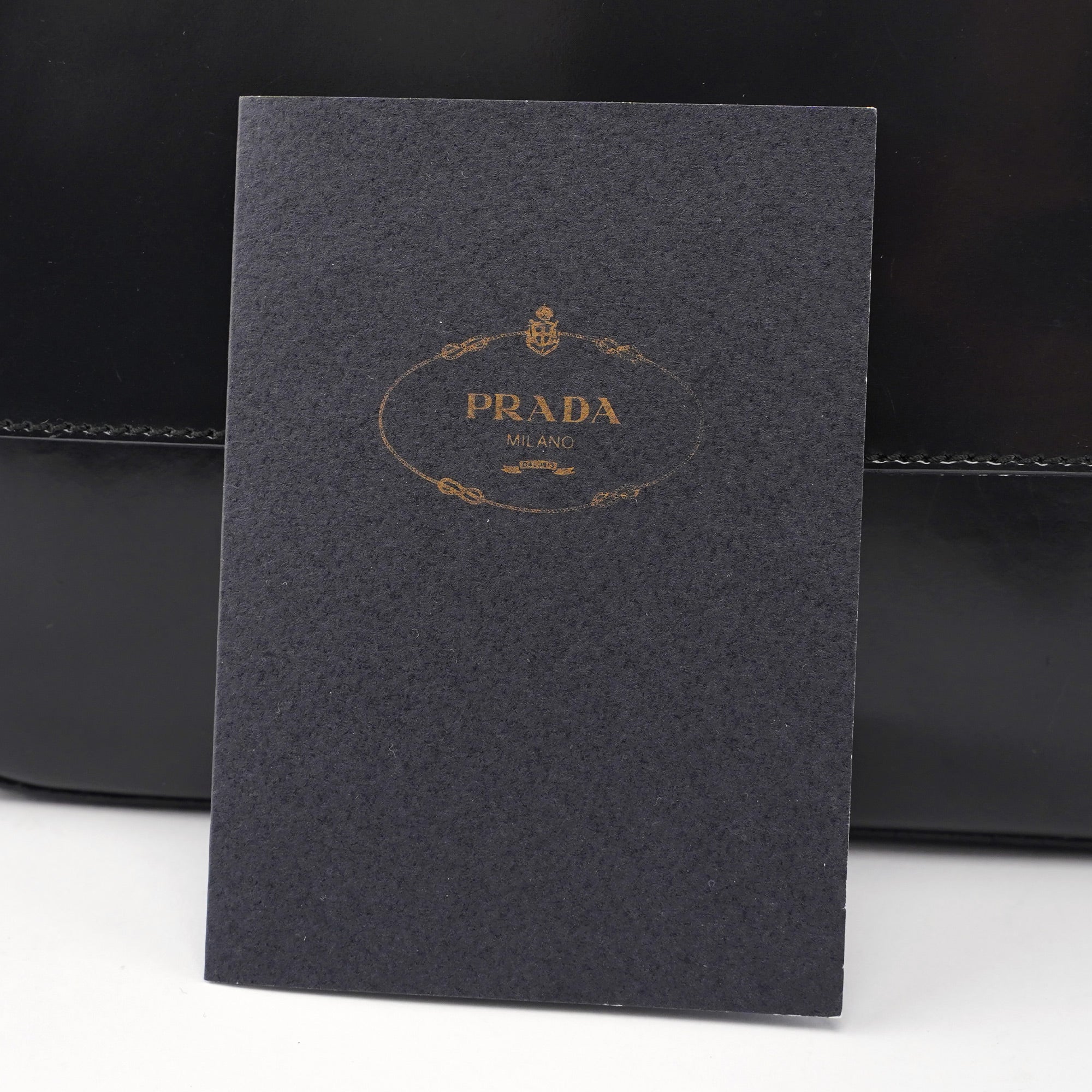 Prada 1995 Anthracite Spazzolato Shoulder Bag