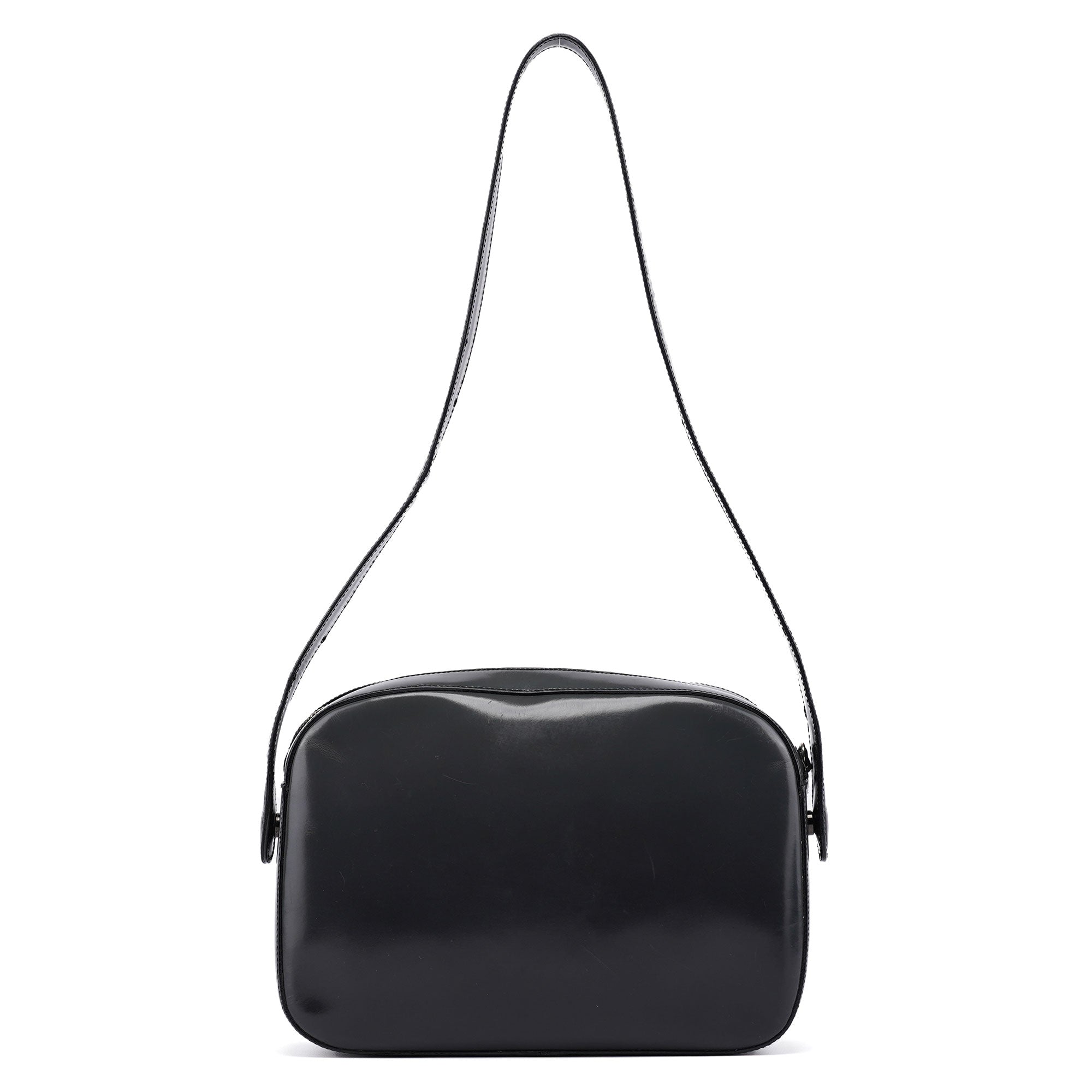 Prada 1995 Anthracite Spazzolato Shoulder Bag