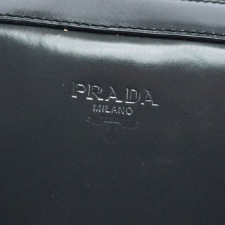 Prada 1995 Anthracite Spazzolato Shoulder Bag