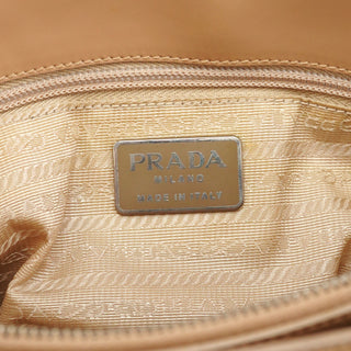 Prada 1995 Beige Spazzolato Sport Tote Bag