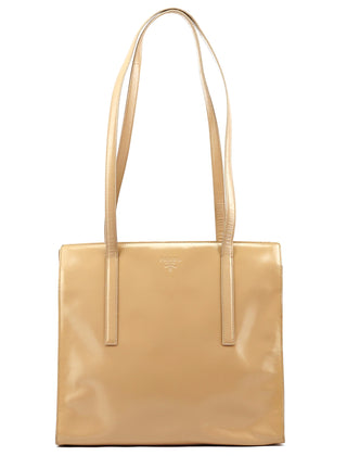 Prada 1995 Beige Spazzolato Sport Tote Bag
