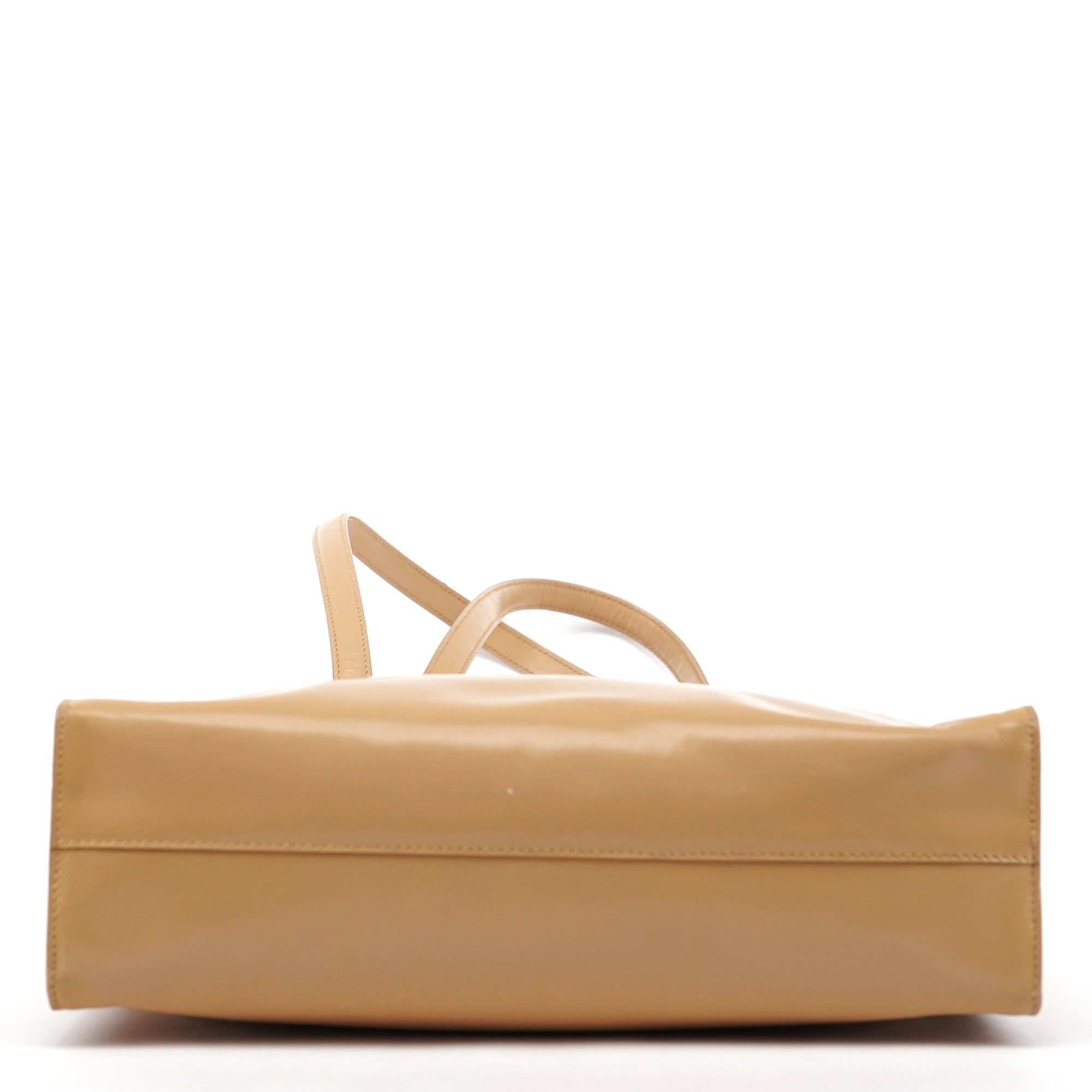 Prada 1995 Beige Spazzolato Sport Tote Bag