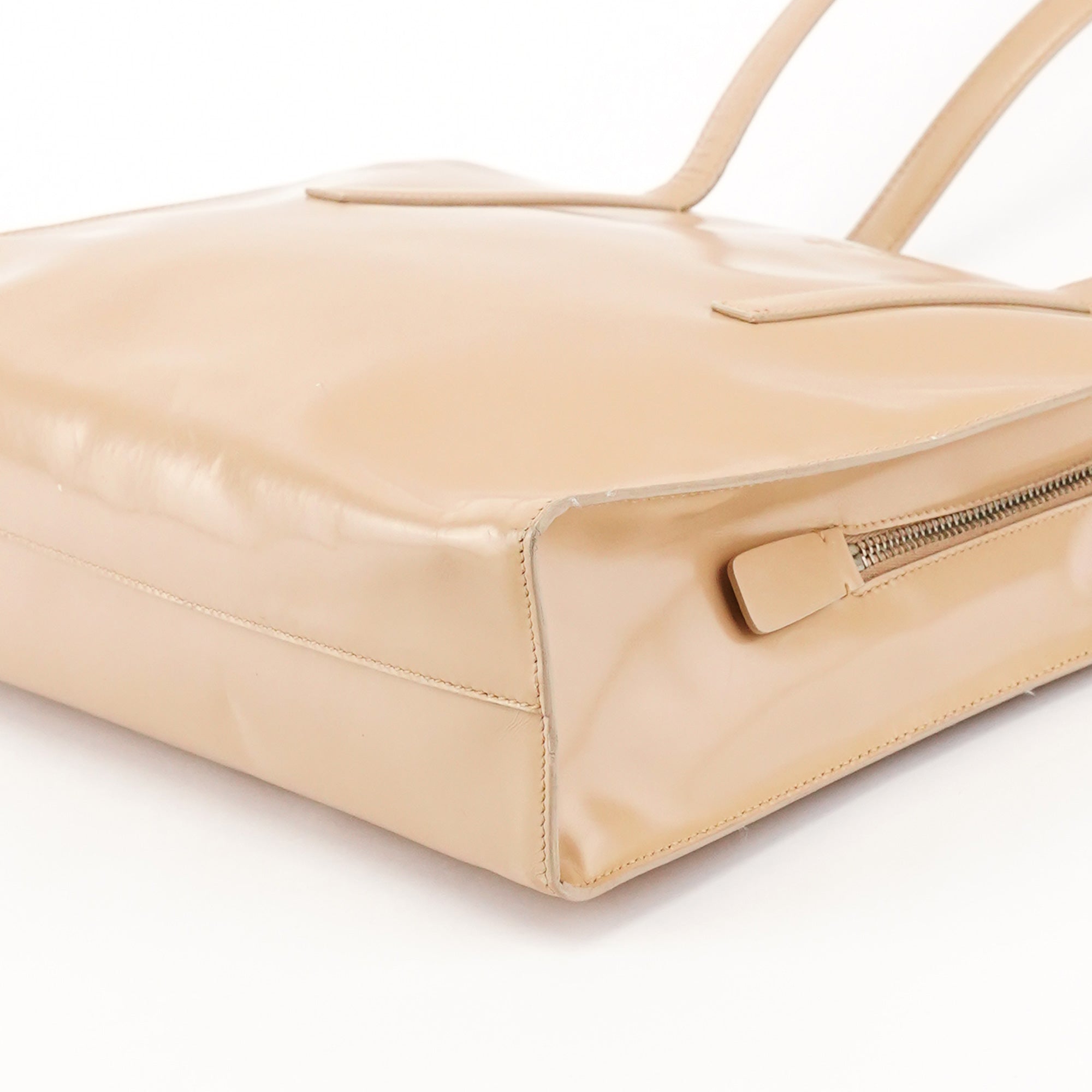Prada 1995 Beige Spazzolato Sport Tote Bag