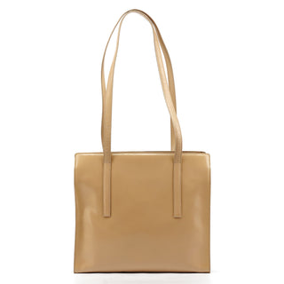 Prada 1995 Beige Spazzolato Sport Tote Bag
