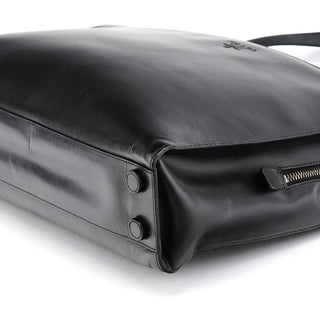 Prada 1995 Black Leather Nappa Sport Tote Bag