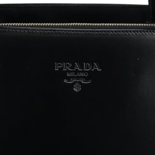 Prada 1995 Black Leather Nappa Sport Tote Bag